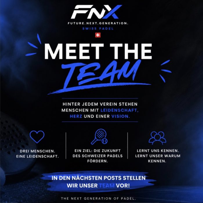 Meet the FNX Padel Team: Hinter jedem Verein stehen Menschen mit Leidenschaft, Herz und einer Vision.
